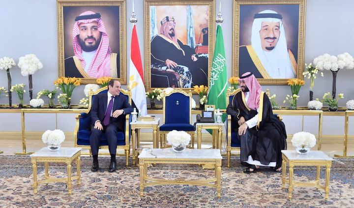 التقى السيد الرئيس عبد الفتاح السيسي اليوم في الرياض مع صاحب السمو الملكي الأمير محمد بن سلمان بن عبد العزيز 99832 1