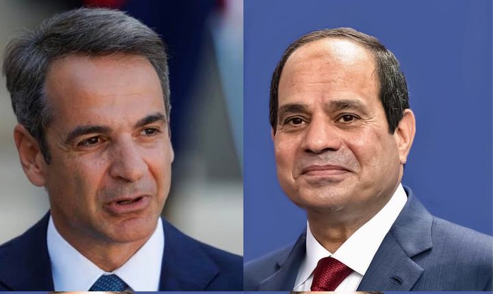 “السيد الرئيس عبد الفتاح السيسي يعقد اجتماعاً موسعاً عبر الفيديو كونفرنس مع السيد كيرياكوس ميتسوتاكس رئيس 99832