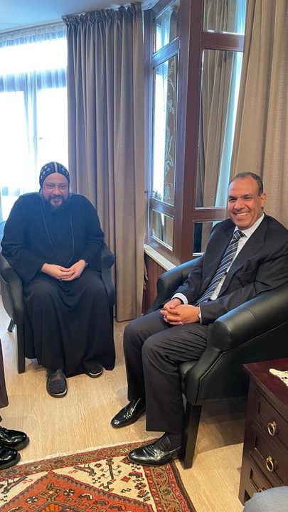مشاركة السفير المصري في بروكسل في الاحتفال بعيد القيامة المجيد قام مساء يوم السبت ٢٣ ابريل ۲۰۲۲، 34046