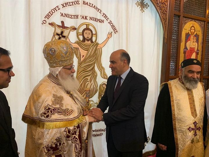 مشاركة السفير المصري بهولندا في قداس عيد القيامة المجيد حضر السفير حاتم عبد القادر، سفير جمهورية 40669