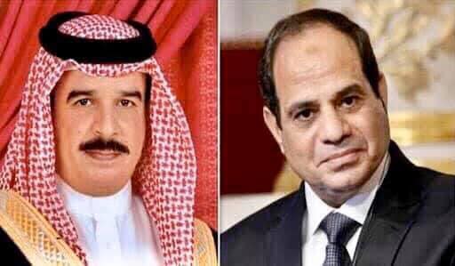 أجرى السيد الرئيس عبدالفتاح السيسي، اتصالا هاتفيا مساء اليوم، بجلالة الملك حمد بن عيسي آل خليفة ملك البحرين، 43746