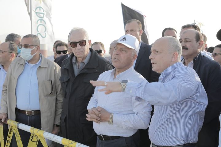 وزير النقل ورئيس اقتصادية قناة السويس يتفقدا مشروع استكمال تطوير ميناء السخنة تفقدا الفريق مهندس/ كامل 58862