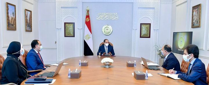 اجتمع السيد الرئيس عبد الفتاح السيسي اليوم مع الدكتور مصطفى مدبولي رئيس مجلس الوزراء، والدكتور محمد معيط 59987