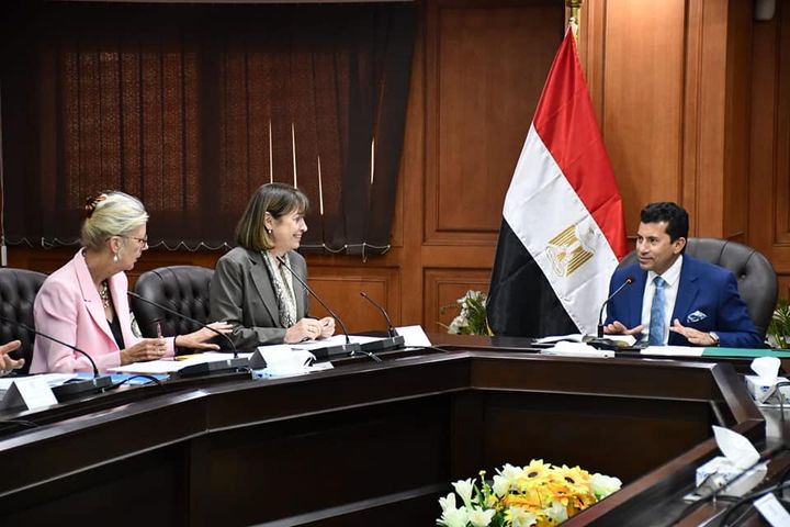 وزارة الشباب والرياضة: وزير الشباب والرياضة يلتقي مُمثلي منظمات الأمم المتحدة لمناقشة عدد من 66669