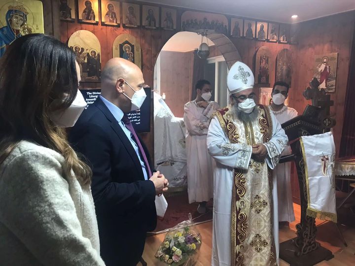 مشاركة السفير المصري في كوريا الجنوبية في الاحتفال بعيد القيامة المجيد ---- قام السفير خالد عبد الرحمن، 67097