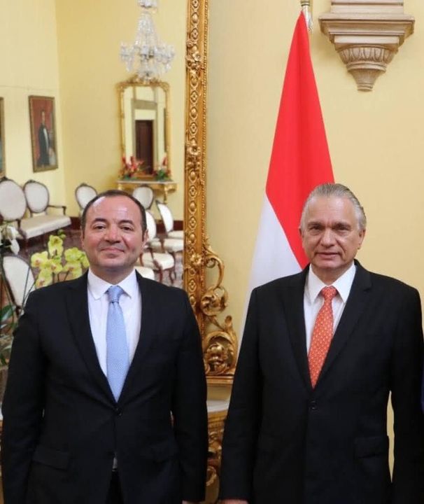 وزير خارجية كوستاريكا يستقبل السفير المصري في بنما وغير المقيم في كوستاريكا  استقبل وزير 16535 1