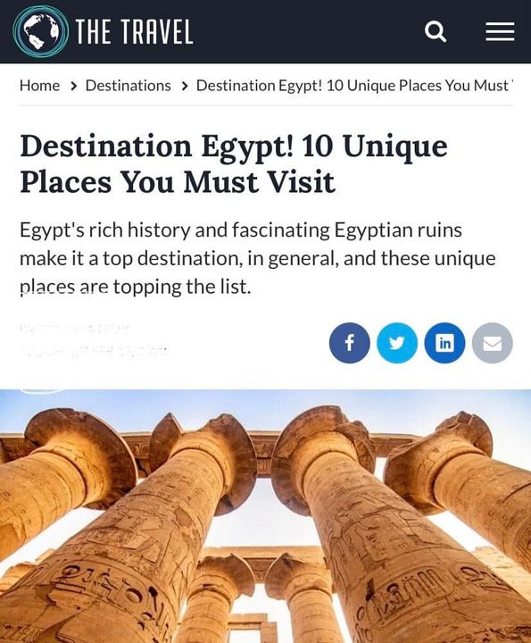 - المقصد السياحى المصرى ضمن أكثر المقاصد التى يرغب السائحون السفر إليها 25754