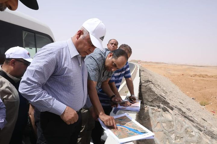 وزارة النقل: وزير النقل يتفقد مسار الخط الثاني من شبكة القطار الكهربائي السريع الكهربائي 36113