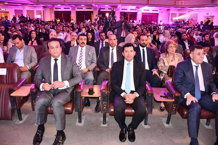 وزيرا التعليم العالي والشباب والرياضة يشهدان حفل ختام مهرجان إبداع في موسمه العاشر شهد الدكتور خالد 42977