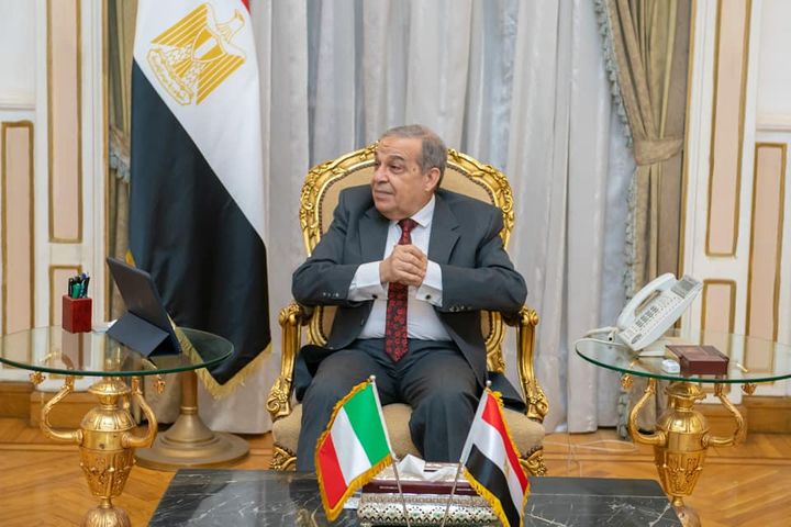 وزارة الدولة للإنتاج الحربي: وزير الدولة للإنتاج الحربي يلتقى السفير الإيطالى بالقاهرة 57382