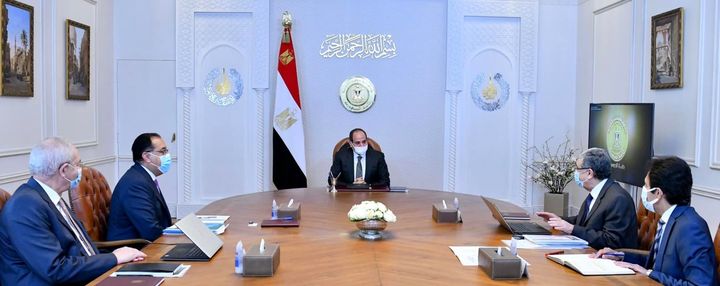 اجتمع السيد الرئيس عبد الفتاح السيسي اليوم مع الدكتور مصطفى مدبولي، رئيس مجلس الوزراء، والدكتور محمد شاكر 67179