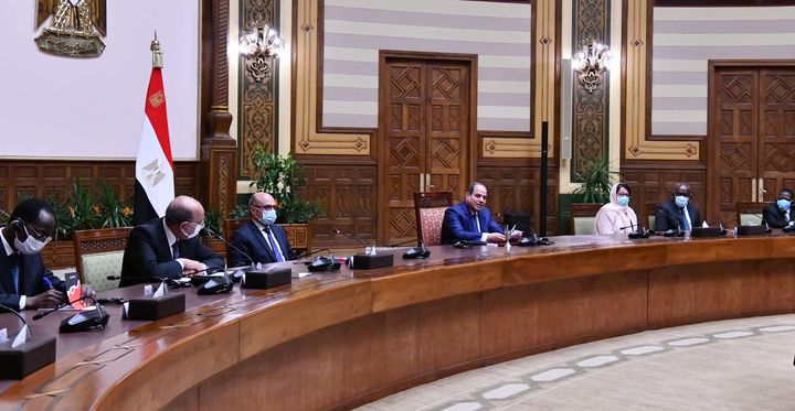 استقبل السيد الرئيس عبد الفتاح السيسي اليوم رؤساء وممثلي مجالس الدولة والمحاكم الإدارية العليا الأفارقة، 83302