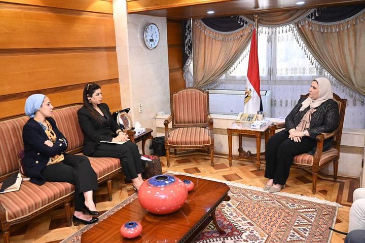 وزارة التضامن الاجتماعي: وزيرة التضامن الاجتماعي تستقبل وفدًا من التحالف الوطني للعمل الأهلي 93705
