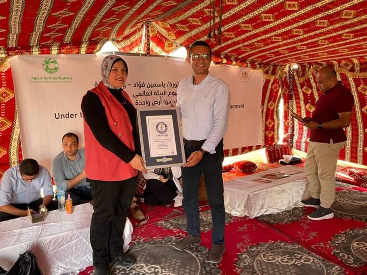 استمراراً لاحتفالات مصر بيوم البيئة العالمى: تسليم الدراجات للفائزين فى مسابقة صحتنا من صحة كوكبنا 11158