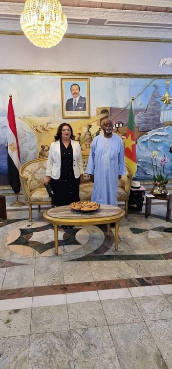 السفيرة المصرية في ياوندي تلتقي وزير الخارجية الكاميروني ***** التقت السفيرة داليا فايز غبريال، سفيرة 12513
