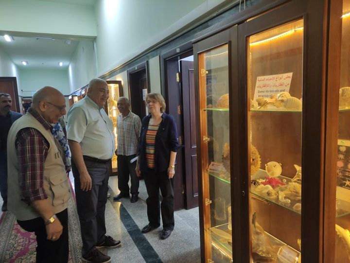 رئيس جامعة مدينة السادات يتفقد متحف التشريح بكلية الطب البيطري تفقد د 44952