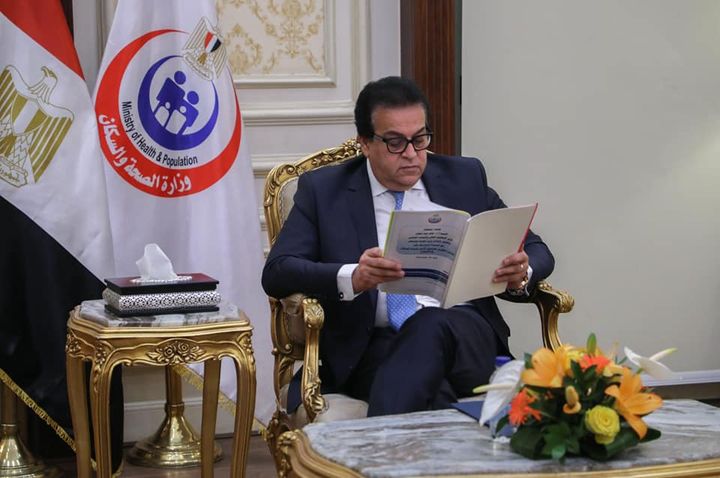 وزارة الصحة والسكان: وزير التعليم العالي والقائم بأعمال وزير الصحة يستقبل ممثل صندوق الأمم 53584
