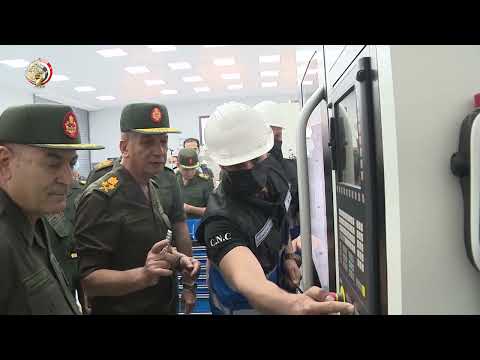 الفريق أول / محمد زكى يتفقد إحدى الورش الرئيسية للأسلحة التابعة لإدارة الأسلحة والذخيرة hqdefaul 22