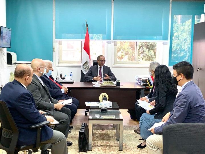 نائب وزير الإسكان لشئون البنية الأساسية يلتقي ممثلى الوكالة اليابانية للتعاون الدولى (JICA) وجامعة Gifu 49439