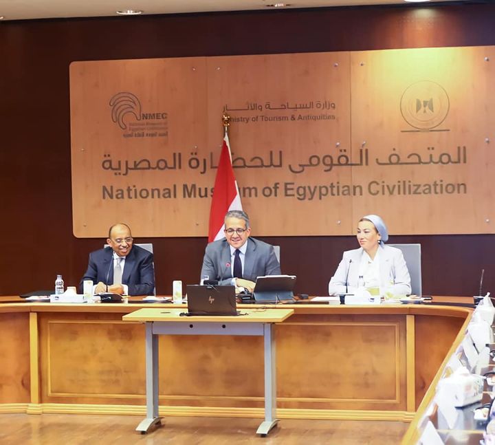 وزراء البيئة والسياحة والآثار والتنمية المحلية يواصلون مناقشة استعدادات استضافة مصر لمؤتمر الأطراف السابع 87162