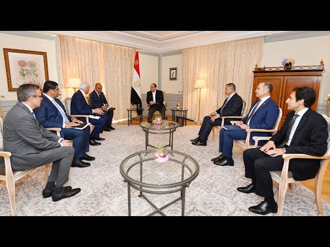 الرئيس عبد الفتاح السيسي يستقبل مالك ورئيس مجلس إدارة شركة لورسن الألمانية العالمية للصناعات البحرية hqdefau 123