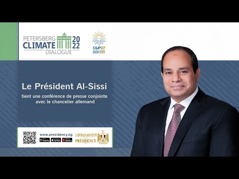 Le Président Al-Sissi tient une conférence de presse conjointe avec le chancelier allemand hqdefau 129