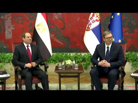 الرئيس عبد الفتاح السيسي يعقد جلسة مباحثات مشتركة مع نظيرة الصربي hqdefau 157