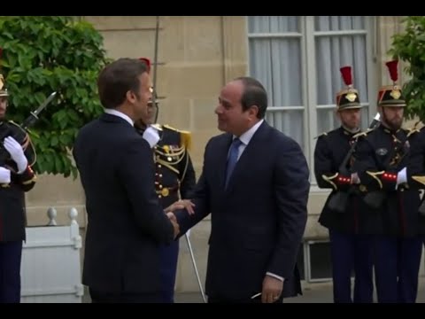 President El-Sisi meets with the French President at the Élysée Palace hqdefau 181