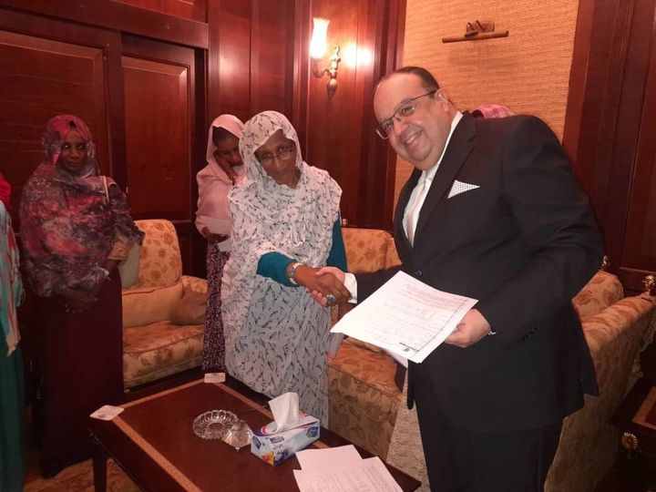 السفير المصري في الخرطوم يستقبل مجموعة من الكوادر الإعلامية السودانية ***** استقبل السفير حسام عيسى سفير 51639