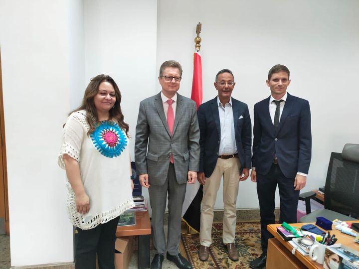 ٢ أغسطس ٢٠٢٢ - سفير دولة ألمانيا بالقاهرة يزور المتحف القومي للحضارة المصرية استقبل المتحف 94805