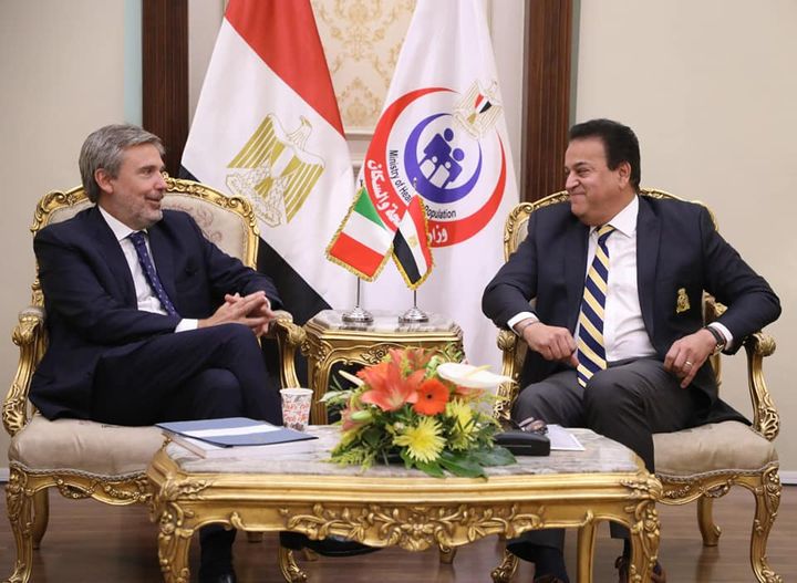 وزارة الصحة والسكان: وزير الصحة يستقبل سفير إيطاليا لدى مصر لبحث سبل دعم وتعزيز التعاون بين 18687