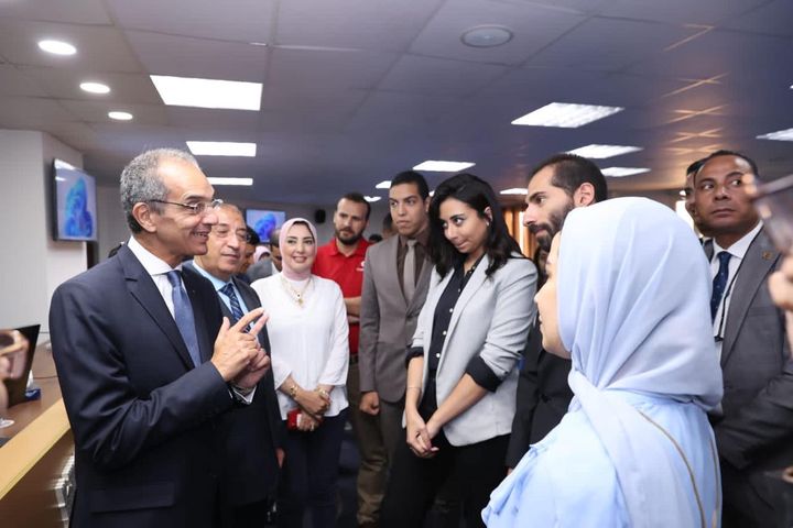 ICT Minister Opens, Inspects MCIT Projects in Alexandria The Minister of Communications and Information Technology Amr Talaat held a meeting, today, with the Governor of Alexandria Mohamed 34192