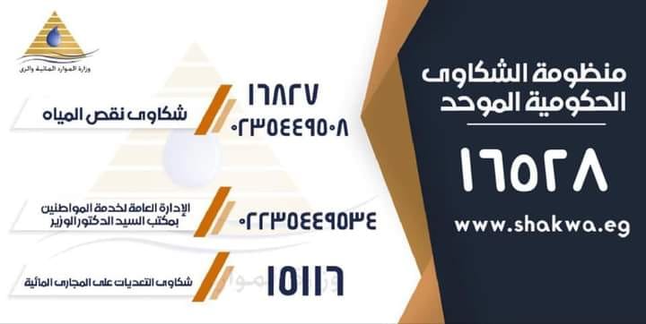 وزارة الموارد المائية والري: - الدكتور سويلم : أتابع بصفة مستمرة أداء منظومة الشكاوى بالوزارة 36336