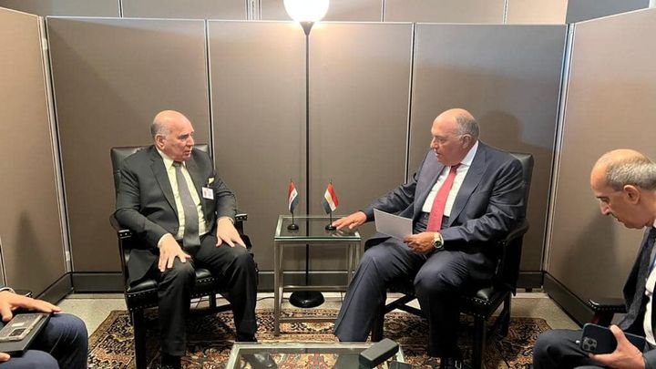 وزير الخارجية يلتقي مع وزير الخارجية العراقي على هامش أعمال الجمعية العامة للأمم المتحدة بنيويورك 43456