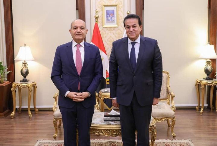 وزارة الصحة والسكان: وزير الصحة يستقبل سفير الأردن لدى مصر لبحث سبل تعزيز التعاون في دعم 44389