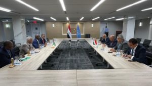 وزير الخارجية يلتقي نظيره الموريتاني بنيويورك 
التقى السيد سامح شكري وزير الخارجية، اليوم ٢٤