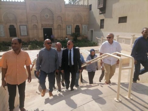 23 سبتمبر 2022 - استعدادا لقرب افتتاحه، أمين عام المجلس الأعلى للآثار يتفقد معبد بن عذرا اليهودي 95208