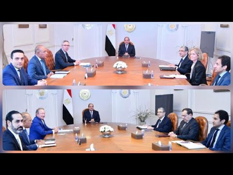 الرئيس عبد الفتاح السيسي يستقبل السيد أندرو فورست والرئيس التنفيذي لشركة "سكاتك" hqdefaul 46