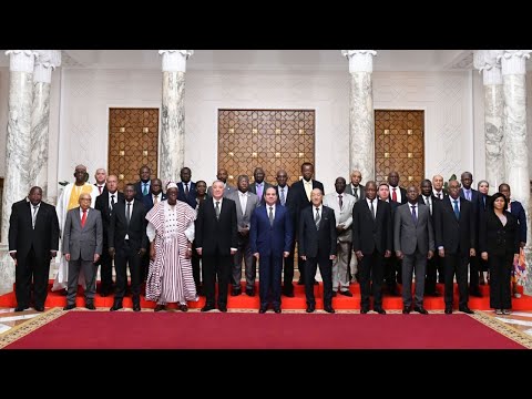 الرئيس عبد الفتاح السيسي يستقبل رؤساء المحاكم الدستورية والعليا الأفارقة hqdefaul 49