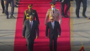 السيد الرئيس  يستقبل الفريق أول ركن عبد الفتاح البرهان رئيس مجلس السيادة الانتقالي السوداني