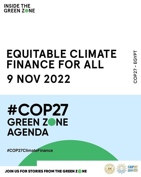 November 9 is Equitable Climate Finance for All at COP27 16356