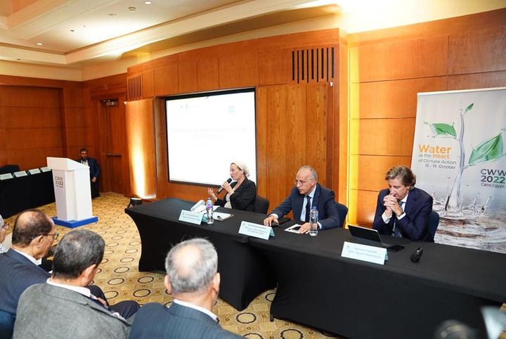 وزيرة البيئة والمنسق الوزارى ومبعوث مؤتمر المناخ cop27 تشارك فى جلسة عمل عن مشروع تعزيز التكيف مع تغير المناخ 38846