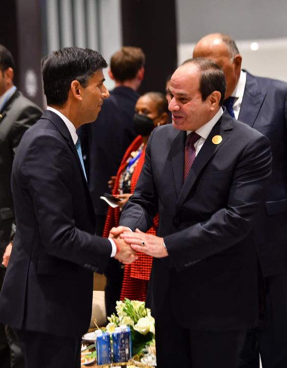 استقبل السيد الرئيس عبد الفتاح السيسى اليوم في شرم الشيخ رئيس الوزراء البريطاني ريشي سوناك، وذلك على هامش 18477