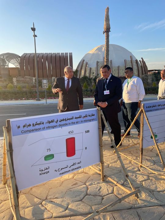 وزارة التنمية المحلية: وزير التنمية المحلية يتفقد جناح الوادي الجديد بالمنطقة الخضراء بشرم 21332