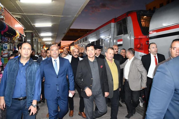 وزارة الشباب والرياضة: وزير الشباب والرياضة يودع المشاركين في أولى أفواج قطار الشباب المتجه 36273