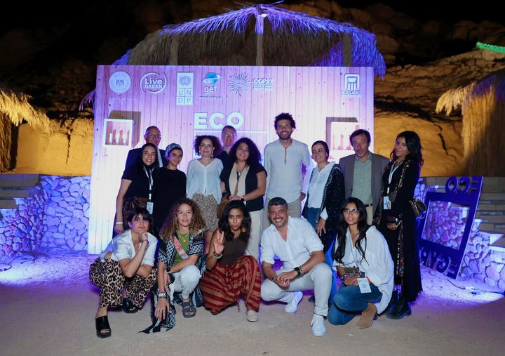 With COP27 on an official rest day today, Eco Egypt Experiences treated some of our global guests to a rustic dinner beneath the desert stars where they had the opportunity to experience the beauty of 45738