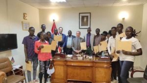 السفارة المصرية في جوبا تحتفل بمجموعة من الطلاب الجنوب سودانيين المقبولين في المنح الدراسية بالجامعات