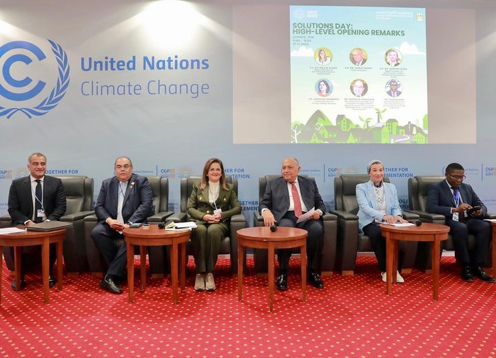 COP27 live from the BlueZone: High Level Opening of the Solutions Day Speakers: H 72714