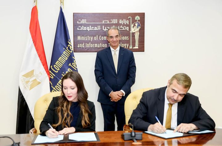 ICT Minister Witnesses Signing of MoU on Establishing ‘500 Global’ Office in Egypt, Running Giza Creativa Innovation Hub The Minister of Communications and Information Technology Amr Talaat 84968