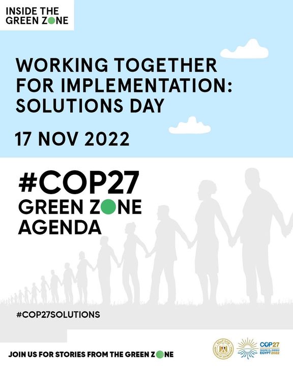 November 17 is Working Together for Implementation: Solutions Day 93575